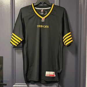 CFL Hamilton Tiger Cats Jersey CFL Football Black Yellow Medium